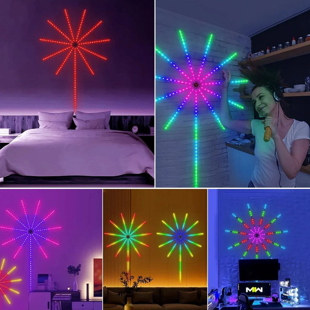 النجمة السحرية LED – أضواء راقصة متزامنة / Veilleuse étoile magique – Lumières dansantes synchronisées