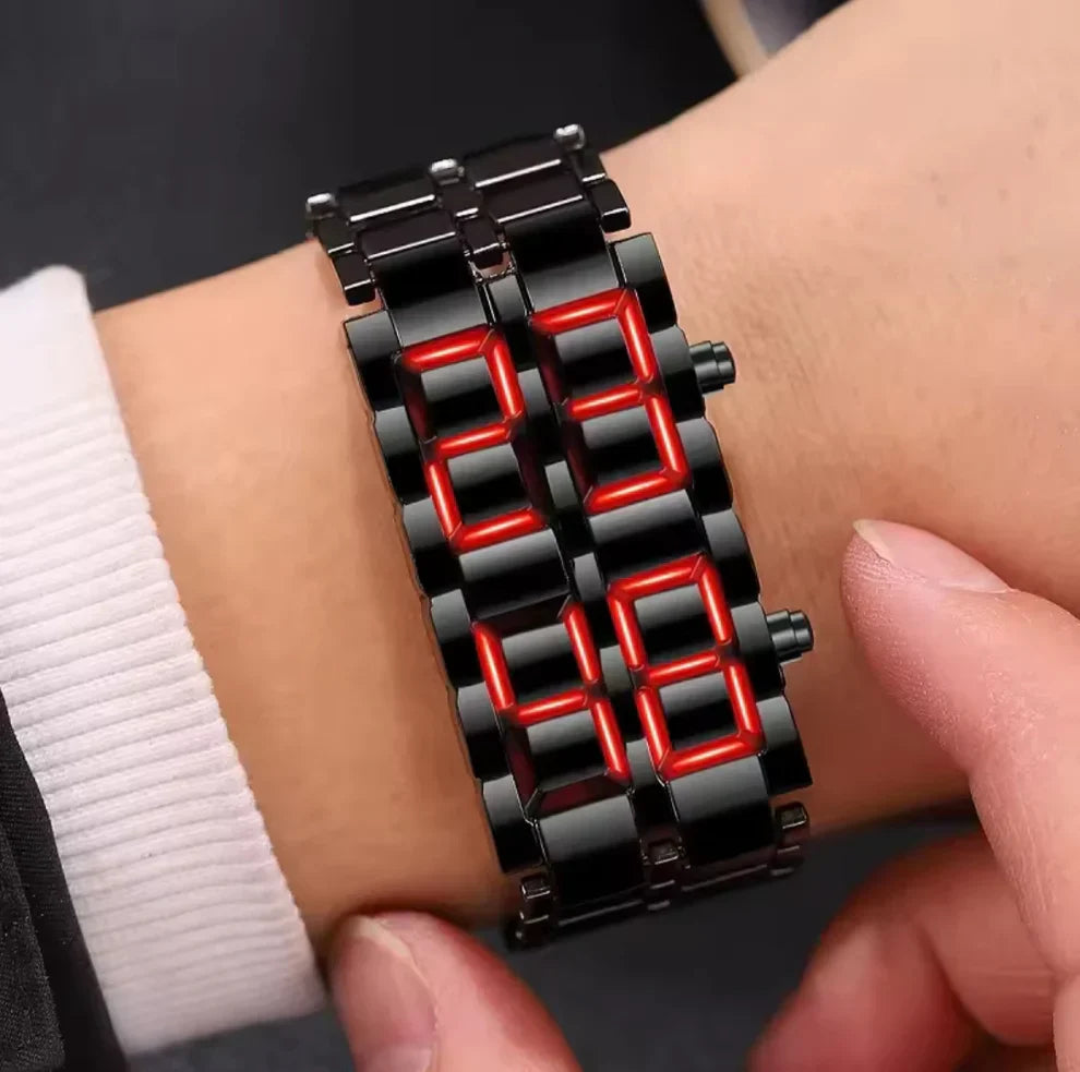 Montre Red Lava