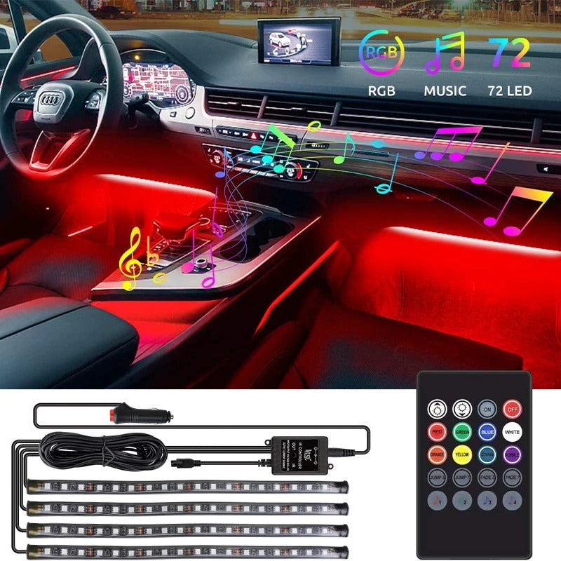 Bande lumineuse intérieure automobile / LED أرضي للسيارة