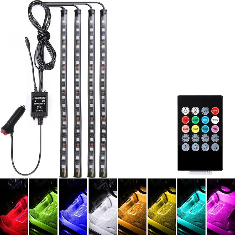 Bande lumineuse intérieure automobile / LED أرضي للسيارة