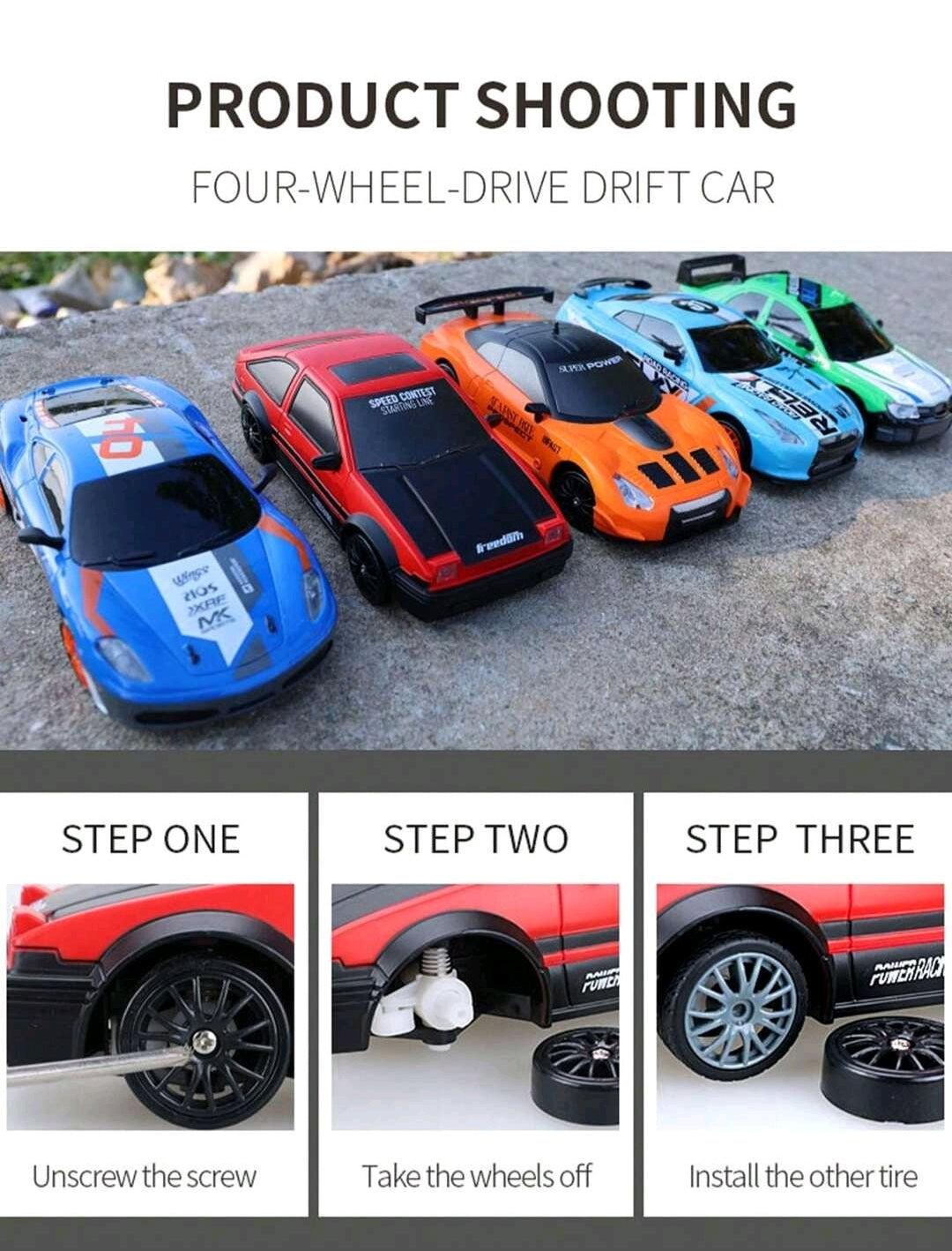 سيارة التحكم عن بعد المثالية للأطفال — DRIFT CAR هدية الأحلام لكل طفل